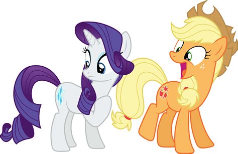 my little pony applejack and rarity|who does applejack like.